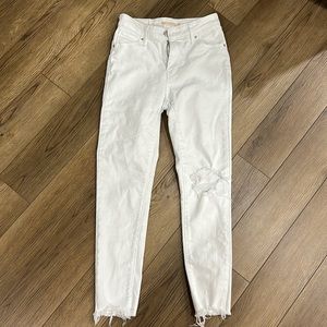 Levi 721 high-rise skinny jean white size 26